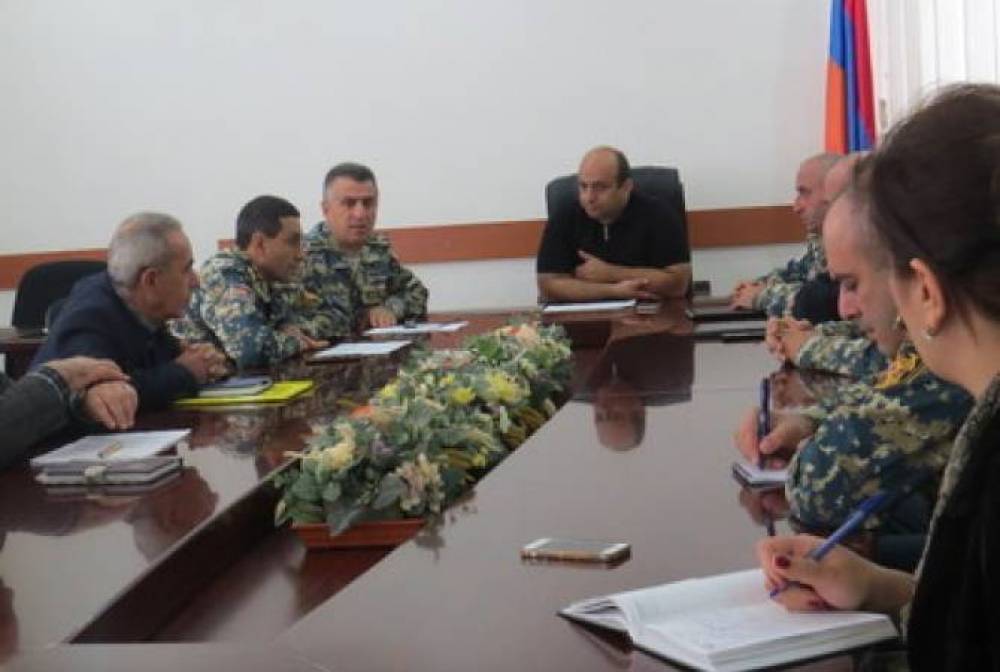 ՓԾ աշխատանքային խումբը ուսումնասիրել է քաղաքացիական պաշտպանության վիճակի համալիր գնահատման ընթացքում ի հայտ եկած թերությունները