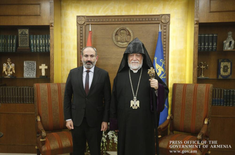 Անթիլիասում տեղի է ունեցել Նիկոլ Փաշինյանի և Ն.Ս.Օ.Տ.Տ. Արամ Ա Մեծի Տանն Կիլիկիո Կաթողիկոսի հանդիպումը