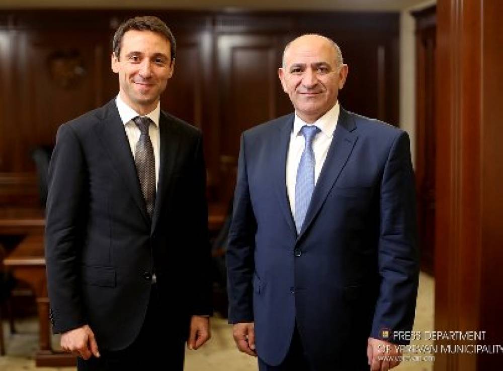 Քաղաքապետ Հայկ Մարությանը հանդիպել է Արցախի մայրաքաղաքի գործընկերոջ հետ