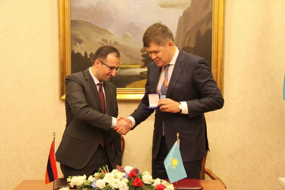 Առողջության ոլորտում գործակցության համաձայնագիր` Հայաստանի եւ Ղազախստանի միջեւ
