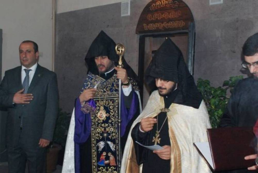 «Արմավիր» քրեակատարողական հիմնարկում օծվել է նորակառույց «Սուրբ Գրիգոր Նարեկացի» մատուռը