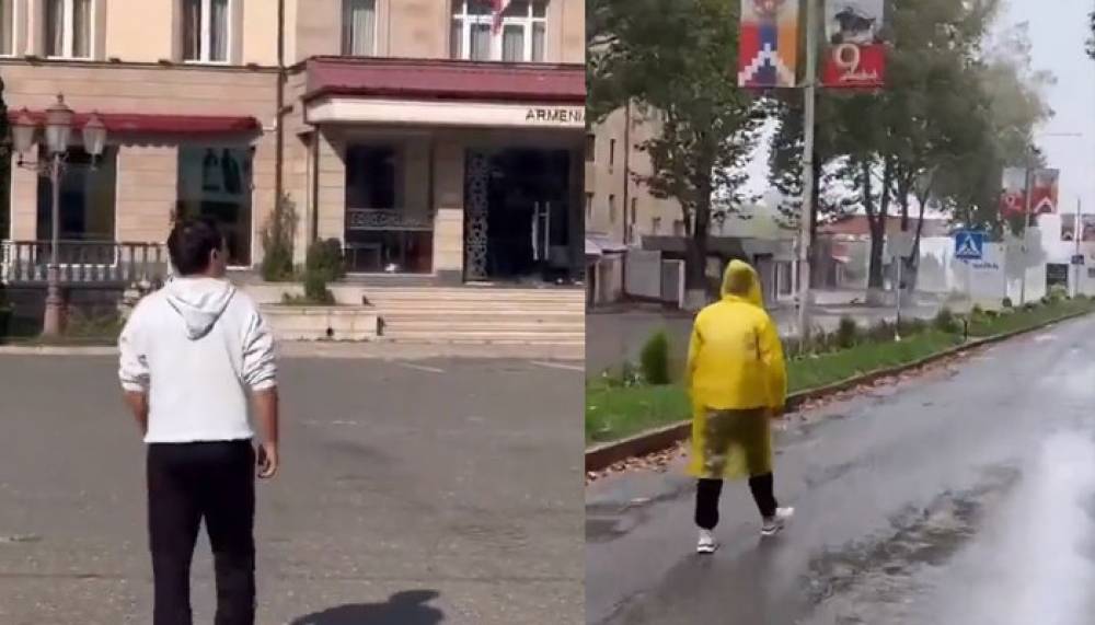 Ադրբեջանցի լրագրողը Ստեփանակերտից տեսանյութ է հրապարակել (տեսանյութ)