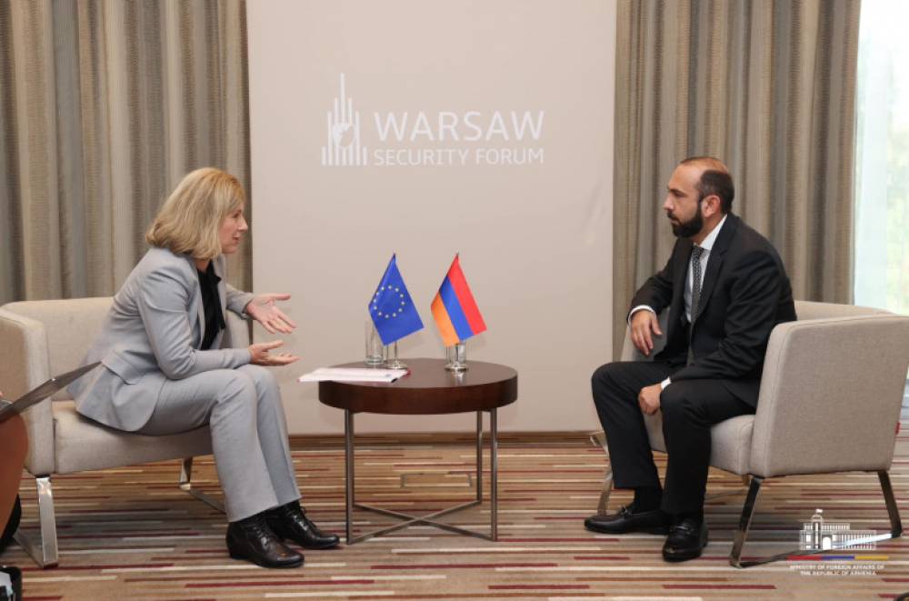 Միրզոյանը Եվրոպական հանձնաժողովի գործադիր փոխնախագահի հետ քննարկել է ԵՄ-ի հետ խորացող համագործակցության օրակարգային հարցեր