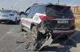 «Infinity»-ն բախվել է «Mazda»-ին, ապա կայանված պարեկային մեքենային․ վիրավոր կա
