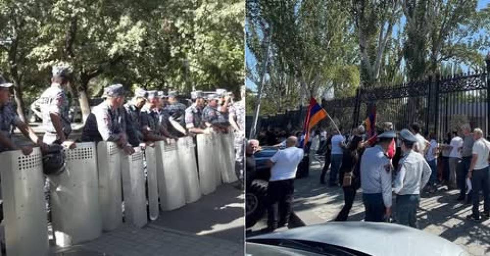 Լարված իրավիճակ․Բողոքի ակցիա ԱԺ-ի դիմաց․ՈՒՂԻՂ