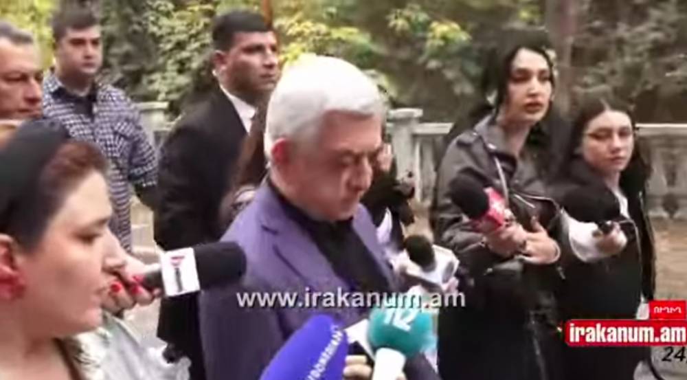 Արեւմտյան կառույցները սատարում են այսօրվա իշխանություններին. Սերժ Սարգսյան