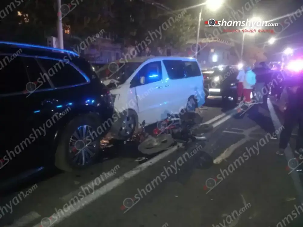Շղթայական ավտովթար՝ Երևանում․ վիրավոր կա