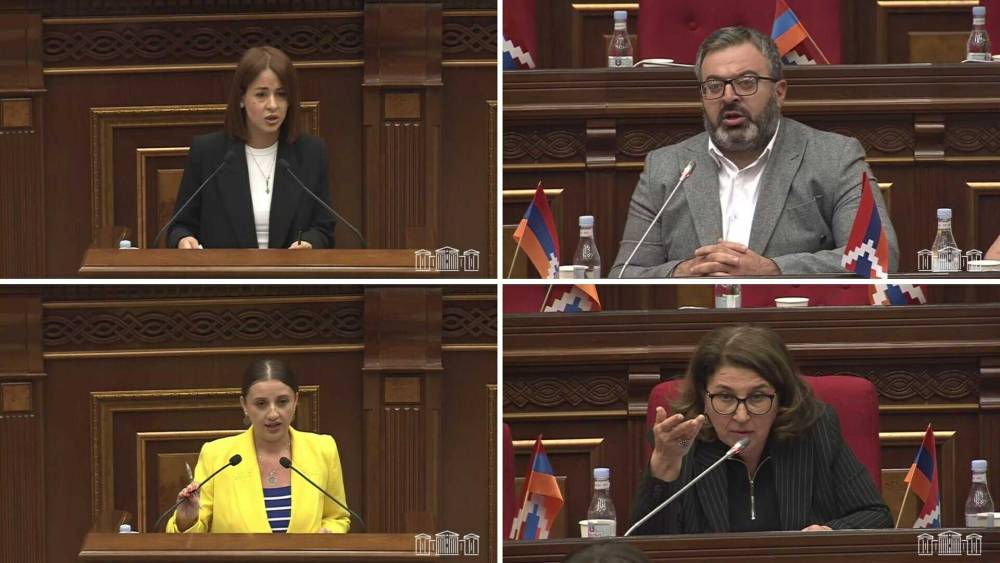 ՔՊ-ական կին պատգամավորները իրար հերթ չտալով վիրավորում են ըննդիմադիրներին