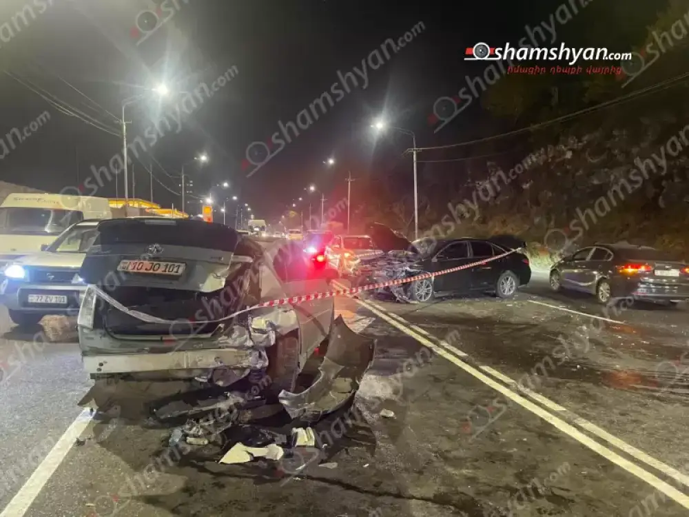 Խոշոր ավտովթար՝ Երևանում. կա վիրավոր