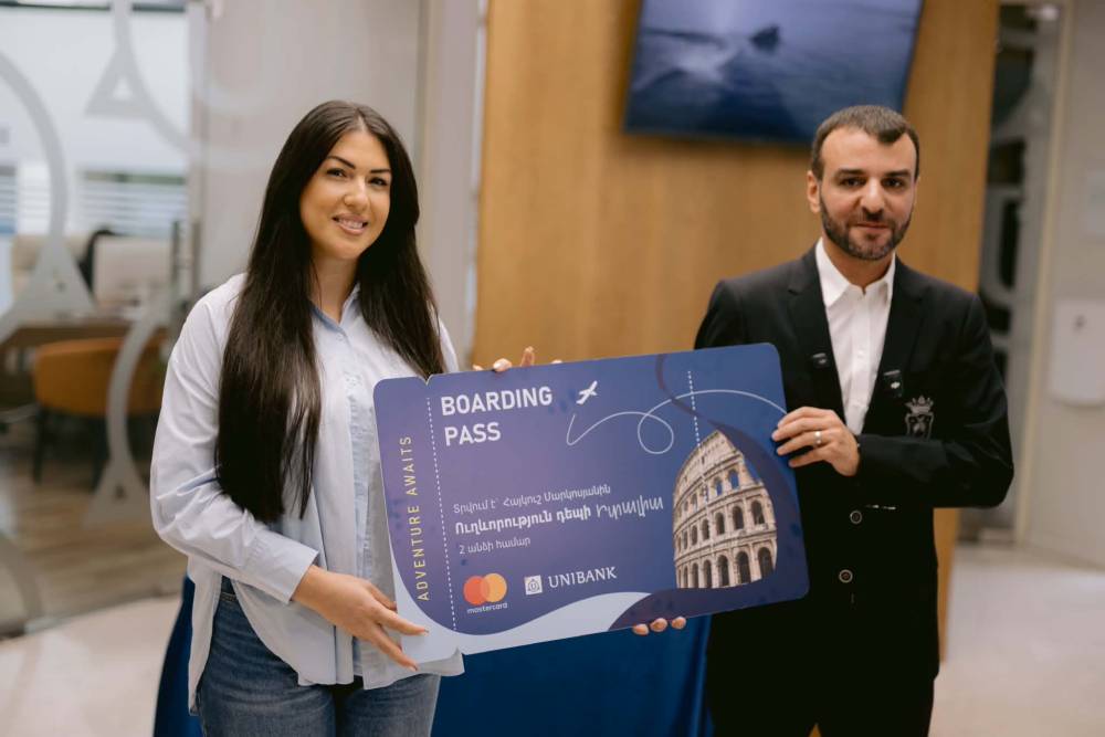 Ծննդյան օրը Իտալիայում՝ Յունիբանկի հետ