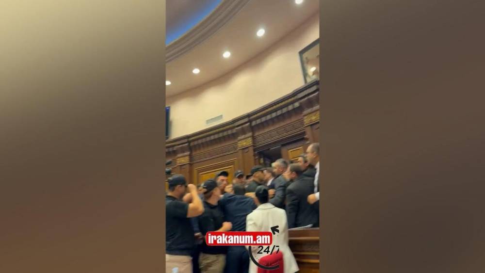 Ինչպես սկսվեց ծեծկռտուքը ԱԺ-ում. նոր կադրեր