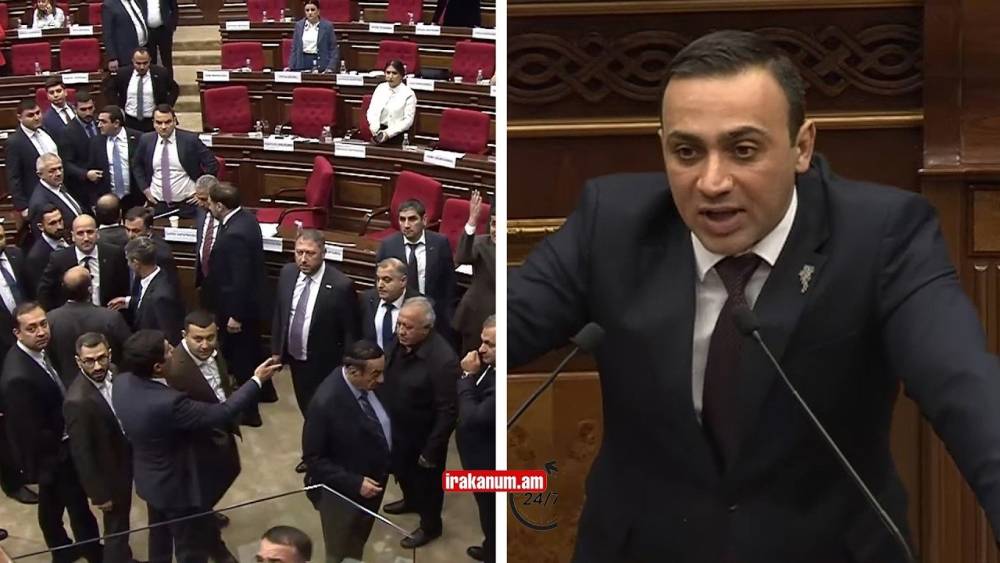 Արա-ն դու ես․ պատգամավորները իրար քաշքշեցին ուղիղ եթերում․ խայտառակ իրավիճակ է