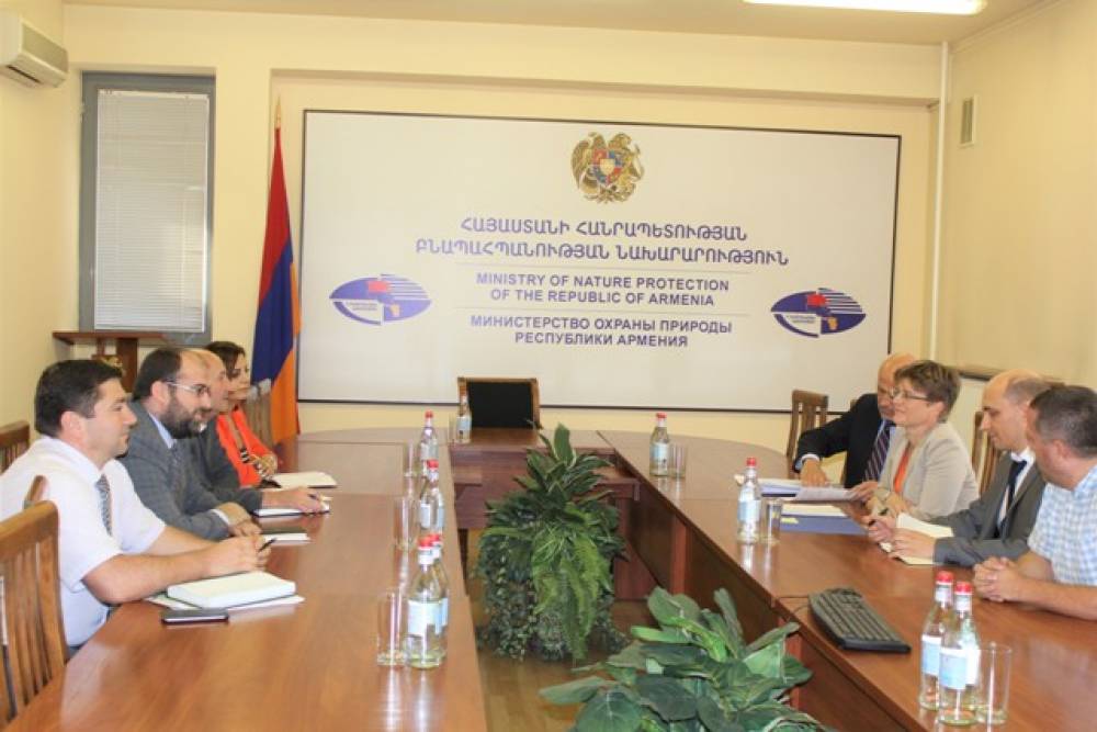 Բնապահպանության նախարարը հանդիպել է GIZ ներկայացուցիչներին