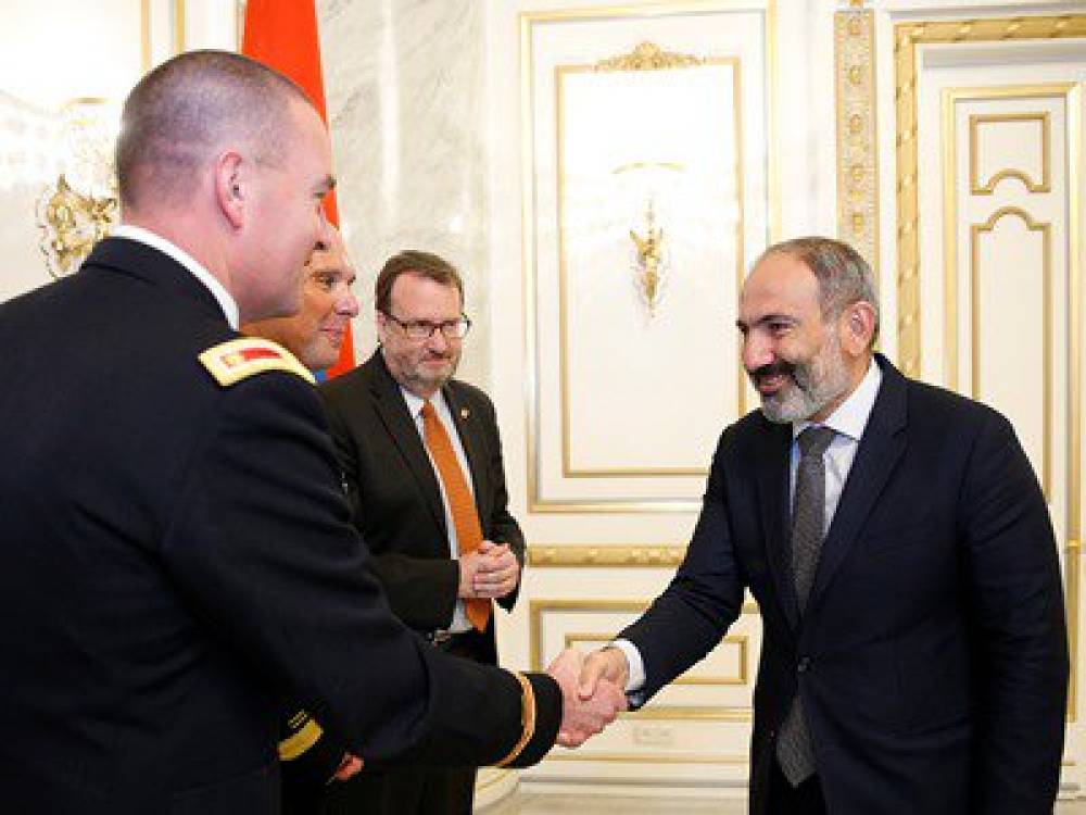 Վարչապետն ընդունել է ԱՄՆ Կանզաս նահանգի ադյուտանտ-գեներալ, ազգային գվարդիայի հրամանատարին
