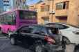 Ազատության պողոտայում բախվել են «Tesla»-ն, «Nissan»-ն ու թիվ 10 երթուղին սպասարկող ավտոբուսը