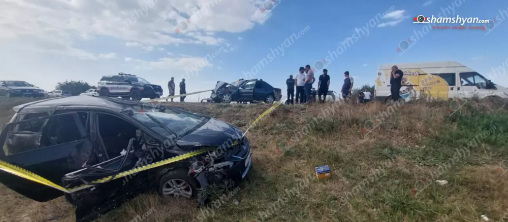 Մարտունի-Վարդենիս ավտոճանապարհին բախվել են «Mercedes»-ը և «Mitsubishi Grandis»-ը․ վերջինը հայտնվել է դաշտում․ կան տուժածներ