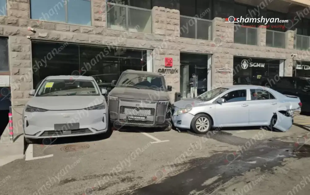 Սարալանջի պողոտայում բախվել են 4 մեքենա. 5 վիրավորներից 3-ն անչափահասներ են