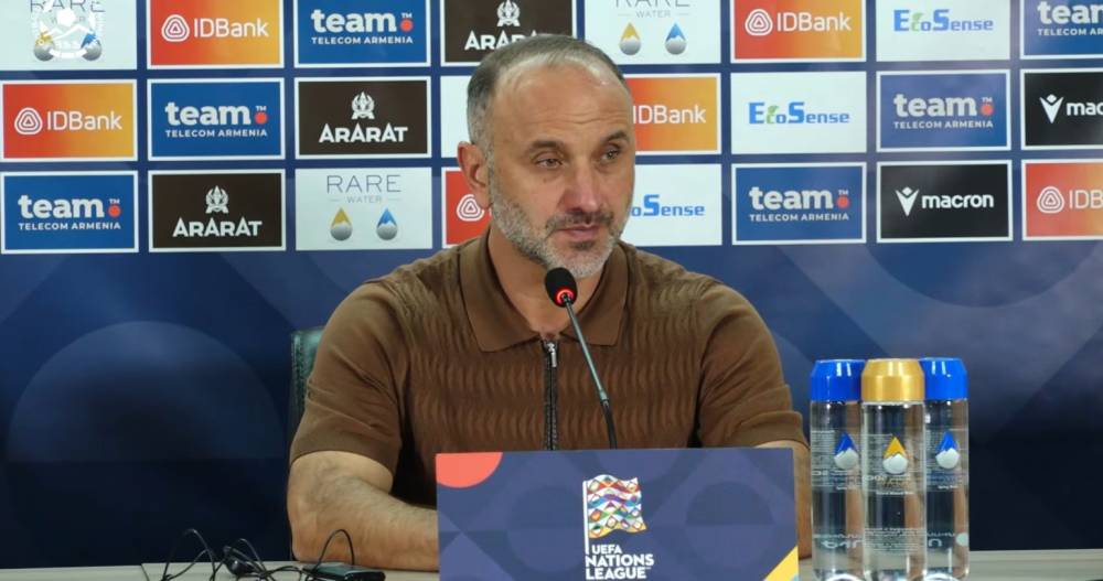 Մրցավարությունից դժգոհ եմ, առաջին գոլը 100 տոկոսանոց խախտում էր․ Մելիքյանը՝ Չեռնոգորիայից կրած պարտության մասին